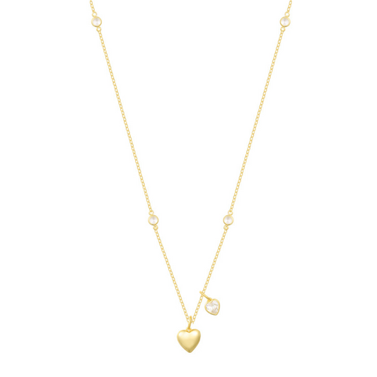 Twin Hearts Necklace